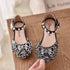 Shining Bows Sandals Sandals Little Palace Store 5.5 Black